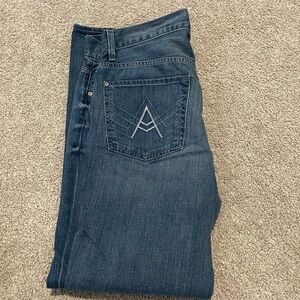 7 For All Mankind Blue Bootcut Jeans